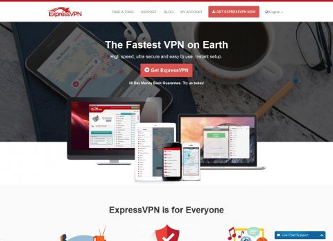 Website expressvpn.biz des VPN Anbieters ExpressVPN